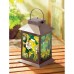 Solar-Powered Floral Lantern